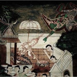 Wat Kongkaram 印度寺庙壁画