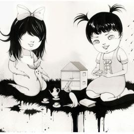 孩子的世界 黑白空间