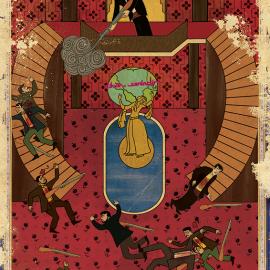 Murat Palta手绘风重现美国经典电影