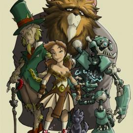 《绿野仙踪》 主题插画欣赏