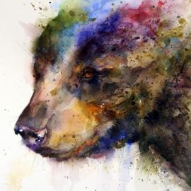 Dean Crouser 动物水彩绘画欣赏