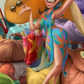 Oscar Ramos 夸张的广告漫画