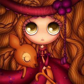 墨西哥Chocolatita卡通人物插画作品