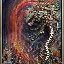 缤纷开来：材质拼贴艺术