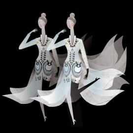 Lesley Barnes插画作品：半阙浮光