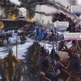 蒙古HappyMorningStar古典插画作品