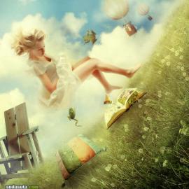 Irene Z aka Miraccoon.超现实主义插画作品欣赏