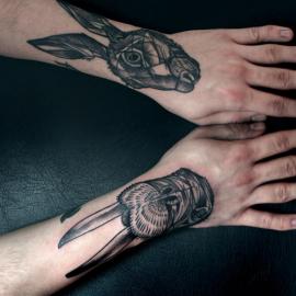 德国Peter Aurisch的设计感纹身