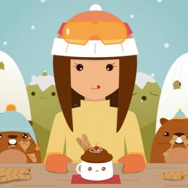 加拿大orangecircle卡通插画