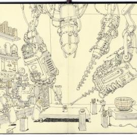 手绘插画欣赏Red on Red（二）