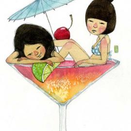 YOUNG JU 随性可爱手绘作品欣赏