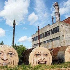 墙上的脸：Nikita Nomerz的街头艺术