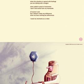 插画与诗的结合：Heart on Stage