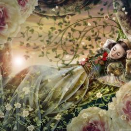 横田美晴：花间的小精灵插画作品（一）