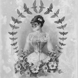 MizEnScen 骷髅与鲜花