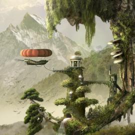 Matte Painting奇幻CG插画作品欣赏