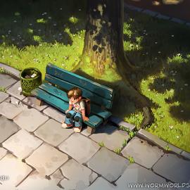 Daniel Lieske插画作品：蠕虫世界传奇