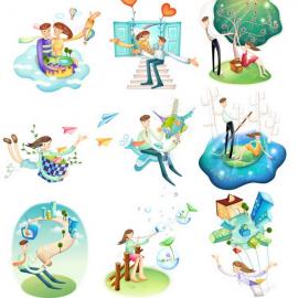 韩国chchaen人物插画欣赏