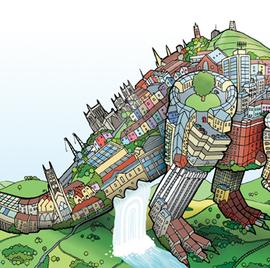 英国插画师Andy Council的另类动物插画欣赏