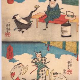 日本浮世绘专辑１-花街柳巷艺术