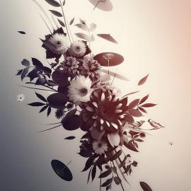 花的元素-Takeshi插画设计