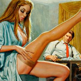 历史的美与性感―Mort Kunstler美国风格插画欣赏