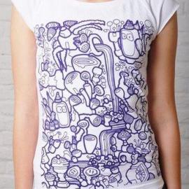 德国插画师Denise Fort黑白插画作品欣赏