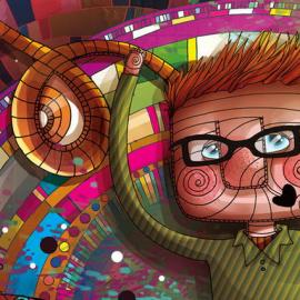 刻满木头纹理的主角-巴西插画师Anna Anjos