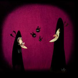 法国Huguettepizzic插画作品(一)