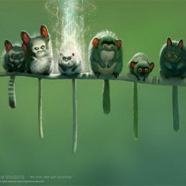 妙趣横生的动物插画