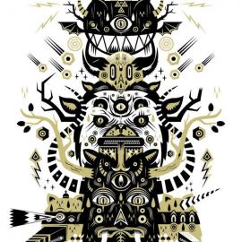 法国插画师NIARK1作品：怪物来了