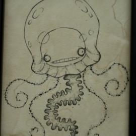 可爱单线小动物