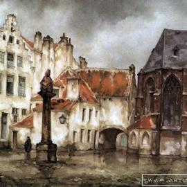 荷兰画家Anton Pieck--蓝色的天