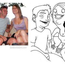 伤不起的简笔画插图（一）