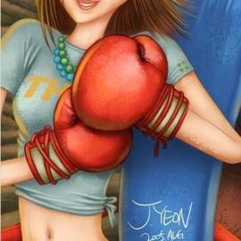 很友爱的韩国插画