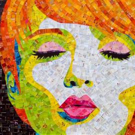 Sandhi Schimmel环保广告拼贴画