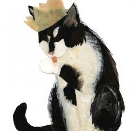 关于猫的主题插画