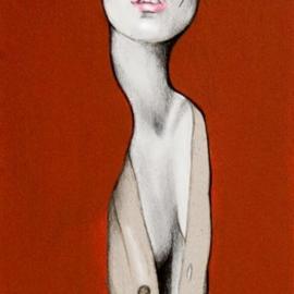 欧美时尚女性插画