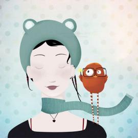 Germaine Caillou儿童梦幻插画