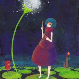 gracra 诡异清新的插画