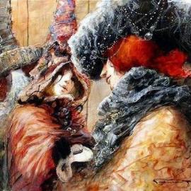 法国插画家Marcel Nino Pajot笔下的威尼斯狂