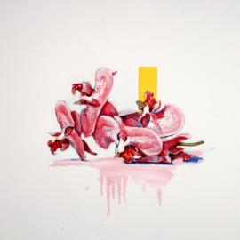 JULIAN MEAGHER 人体彩绘插画作品