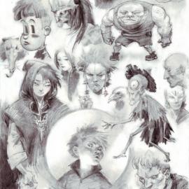 中国插画家flowerzz插画集（一）