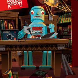 儿童插画：机器人物语