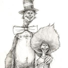 美国插画艺术家 Ice Cream Man――Cat in the Hat