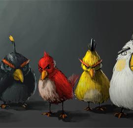 《愤怒的小鸟》插画欣赏