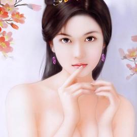 张雅涵手绘古典美女插画作品欣赏