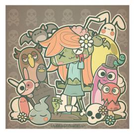 Kepala Kardus 可爱矢量插画欣赏