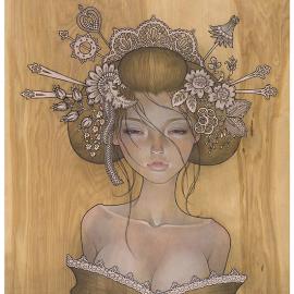 日裔美国插画家奥黛丽川崎 (Audrey Kawasaki) 插画作品欣赏