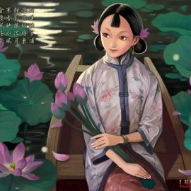 插画师炎炎作品之《花样年华》